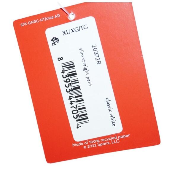 NWT SPANX On-the-Go Slim Straight Ankle Pants – Ultimate Opacity Tech Fabric  XL - Picture 8 of 11